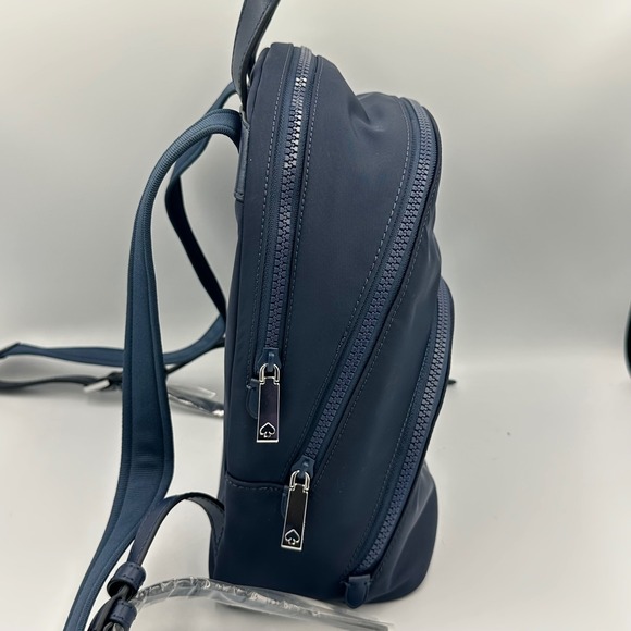 dark blue leather kate spade backpack nwot Medium Essential Turnlock Flap Bag w/ Luxe Fashion Finds New Kate spade blue backpack